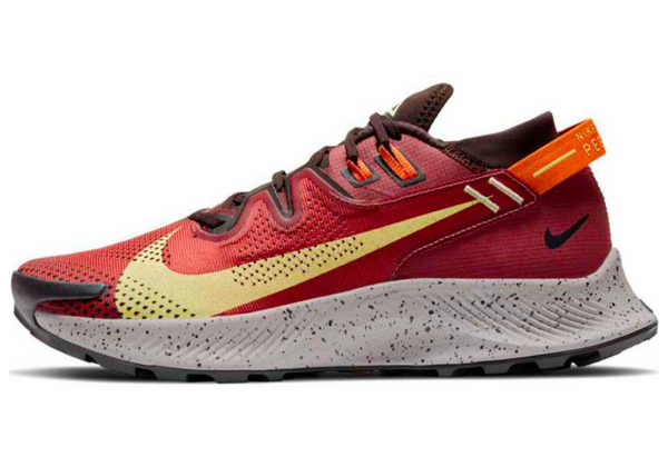 Nike Pegasus Trail 2 Burgundy Yellow Orange