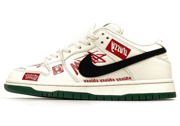 Nike SB Dunk Low Stussy Speedway Red