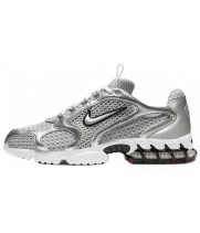 Stussy x Nike Air Zoom Spiridon Cage 2 Metallic Silver