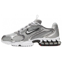 Stussy x Nike Air Zoom Spiridon Cage 2 Metallic Silver