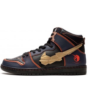 Кроссовки Gundam x Nike Dunk High SB Project Unicorn Banshee Norn