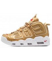 Кроссовки Nike Air More Uptempo 96 Gold White