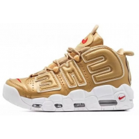 Кроссовки Nike Air More Uptempo 96 Gold White