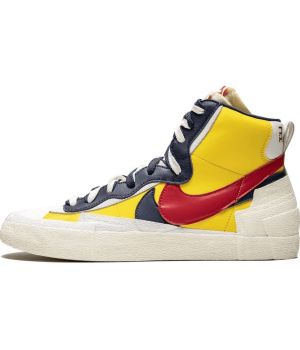 Кроссовки Nike Blazer Mid x Sacai Yellow