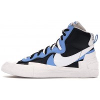 Nike Blazer Mid x Sacai Black White Blue