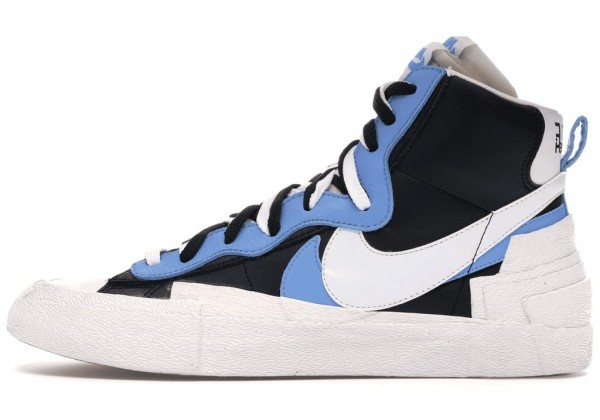 Nike Blazer Mid x Sacai Black White Blue