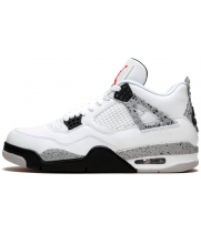 Nike Air Jordan 4 White Cement с мехом