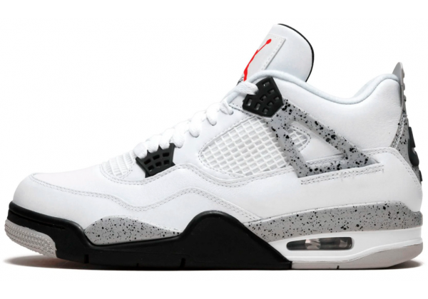 Nike Air Jordan 4 White Cement с мехом