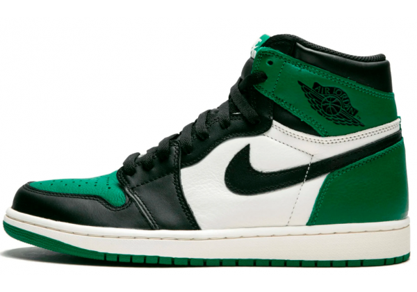 Кроссовки Nike Air Jordan 1 Retro Pine Green с мехом