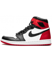 Nike Air Jordan 1 High Satin Black Toe с мехом