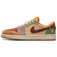 Nike Air Jordan 1 Low X Zion Williamson Voodoo разноцветные