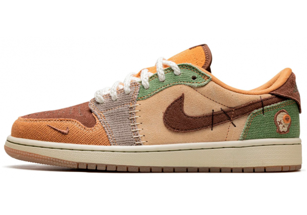 Nike Air Jordan 1 Low X Zion Williamson Voodoo разноцветные