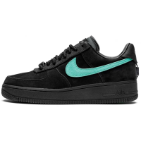 Nike x Tiffany and Co Air Force 1 Low Black с мехом