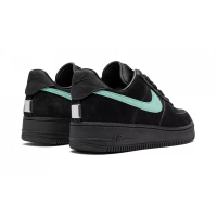 Nike x Tiffany and Co Air Force 1 Low Black с мехом