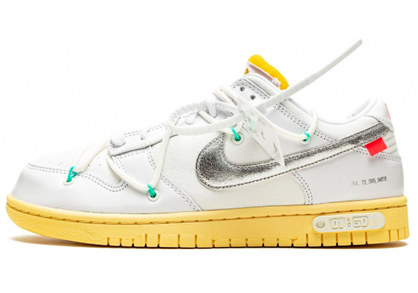 Кроссовки Nike SB Dunk Low Off-White White