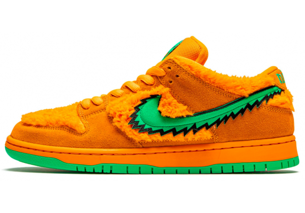 Кроссовки Nike SB Dunk Low Grateful Dead Orange Bear оранжевые