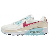 Кроссовки Nike Air Max 90 White Red Aqua