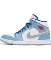 Кроссовки Nike Air Jordan 1 Mid French Blue Fire Red