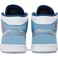 Кроссовки Nike Air Jordan 1 Mid French Blue Fire Red