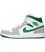 Кроссовки Nike Air Jordan 1 Mid SE Grey Green