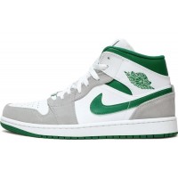 Кроссовки Nike Air Jordan 1 Mid SE Grey Green