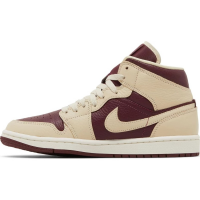 Nike Air Jordan 1 Mid SE Split Beach Cherrywood Red