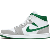 Кроссовки Nike Air Jordan 1 Mid SE Grey Green