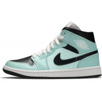 Кроссовки Nike Air Jordan 1 Mid Aqua Blue Tint