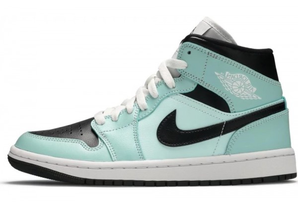 Кроссовки Nike Air Jordan 1 Mid Aqua Blue Tint
