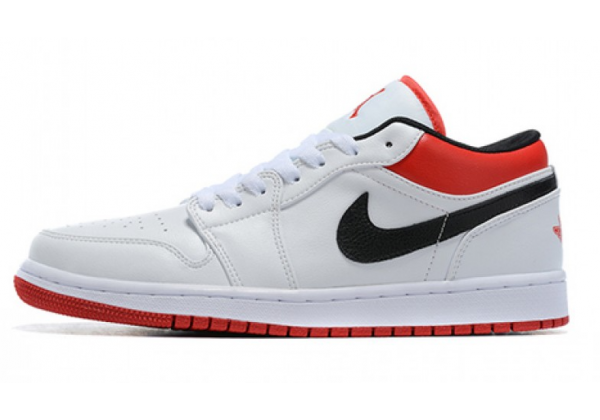Кроссовки Nike Air Jordan 1 Low красно-белые
