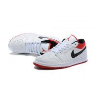 Кроссовки Nike Air Jordan 1 Low красно-белые