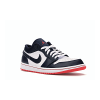 Nike Air Jordan 1 Low черно-белые с красным