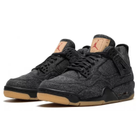 Nike Air Jordan 4 Rtr Levis Nrg Bg Levi's Black