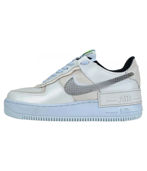 Nike Air Force 1 Shadow Platinum Blue Smoke Grey
