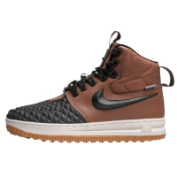 Nike Air Force 1 Lunar Duckboot Brown с мехом