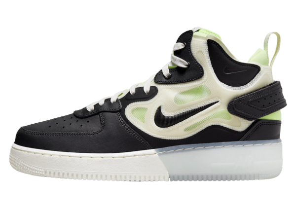 Nike Air Force 1 Mid React Black Neon