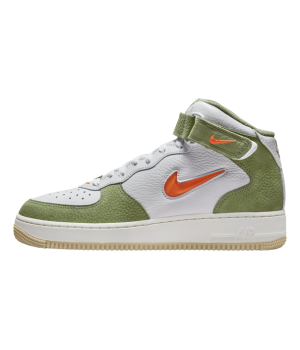 Nike Air Force 1 Mid QS Olive Green Total Orange