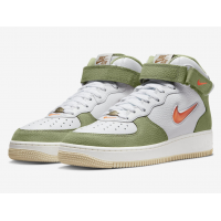 Nike Air Force 1 Mid QS Olive Green Total Orange