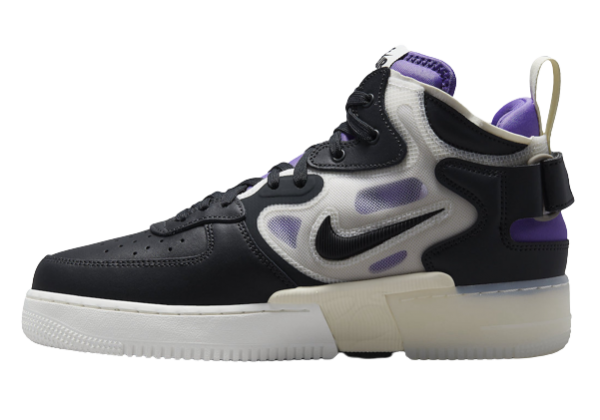 Nike Air Force 1 Mid React Off Noir Action Grape