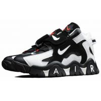 Nike Air Barrage Mid Qs Black White Red