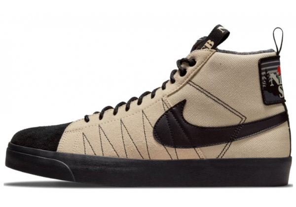 Nike SB Zoom Blazer Mid Premium Rattan Black Термо