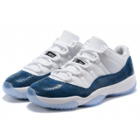 Nike Air Jordan 11 Retro Low Navy Blue Snakeskin