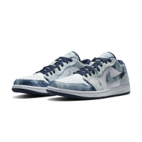 Кроссовки Nike Air Jordan 1 Low Washed Denim