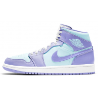 Кроссовки Nike Air Jordan 1 Retro Mid Purple Aqua