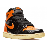 Кроссовки Nike Air Jordan 1 Retro Black Orange