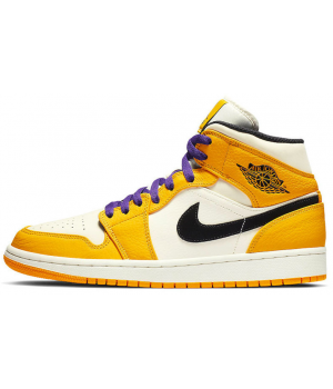 Кроссовки Nike Air Jordan 1 Retro Mid SE Lakers