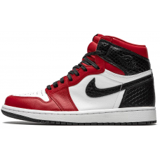 Кроссовки Nike Air Jordan 1 Retro Black White Red