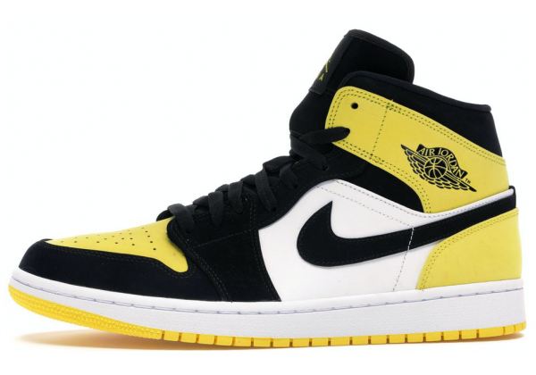 Кроссовки Nike Air Jordan 1 Retro Yellow Black