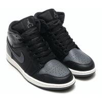 Кроссовки Nike Air Jordan 1 Retro Black Soft Grey