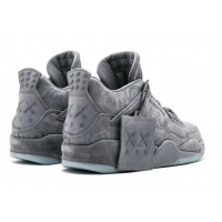 Кроссовки Nike Air Jordan 4 Kaws Gray замша